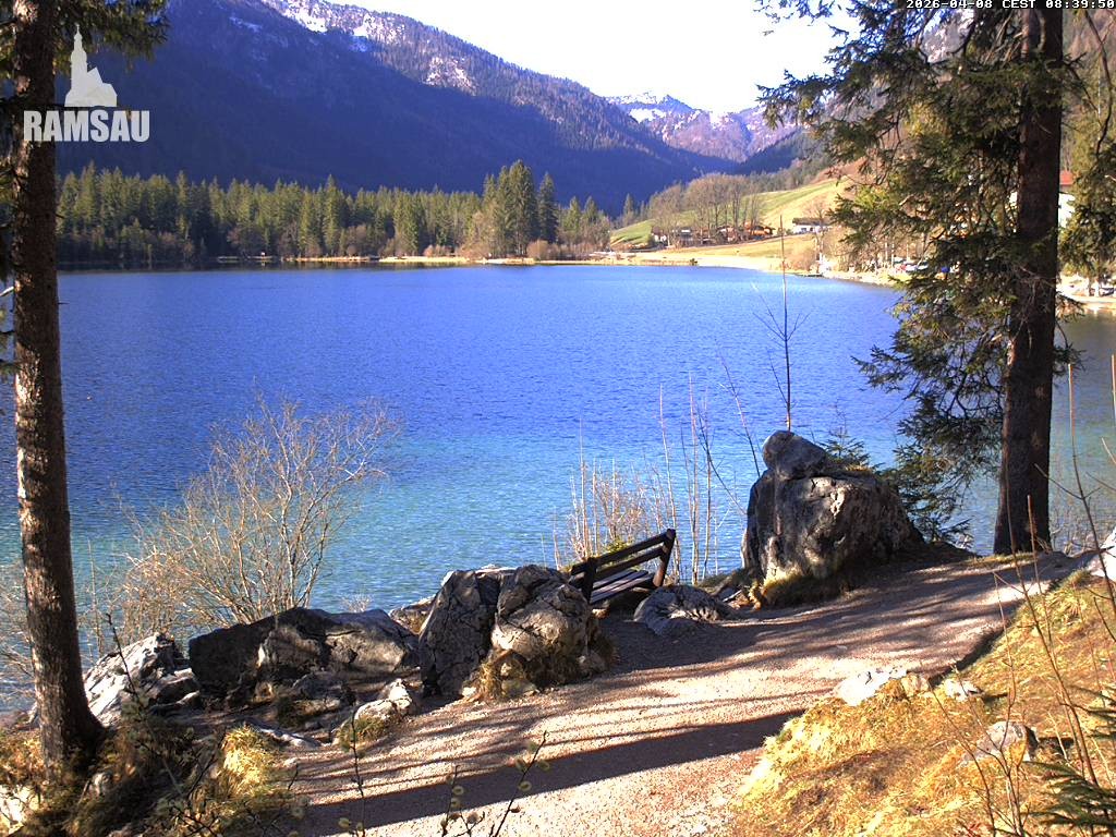 Archiv Foto Webcam Luitpoldweg am Hintersee in Ramsau bei Berchtesgaden