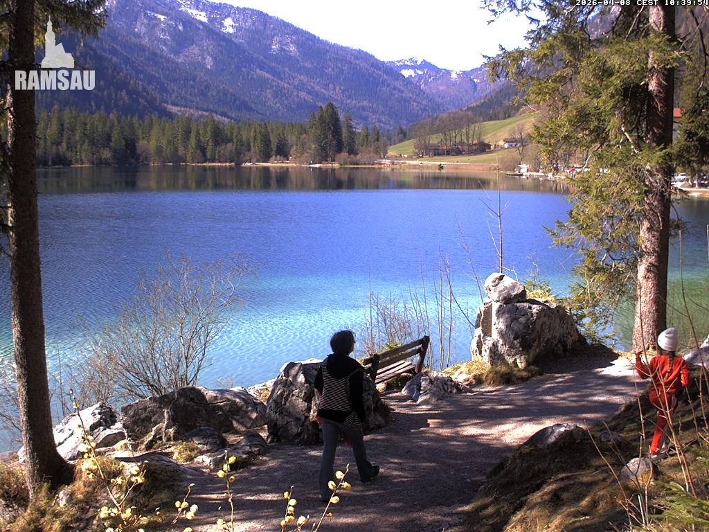 Archiv Foto Webcam Luitpoldweg am Hintersee in Ramsau bei Berchtesgaden