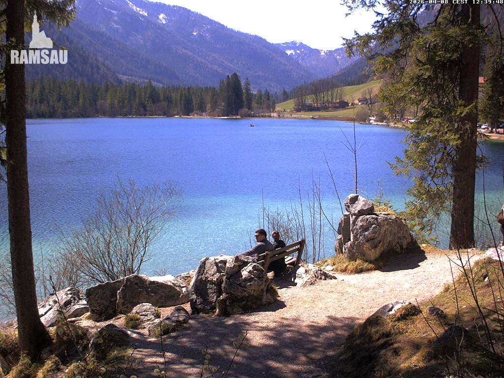 Archiv Foto Webcam Luitpoldweg am Hintersee in Ramsau bei Berchtesgaden