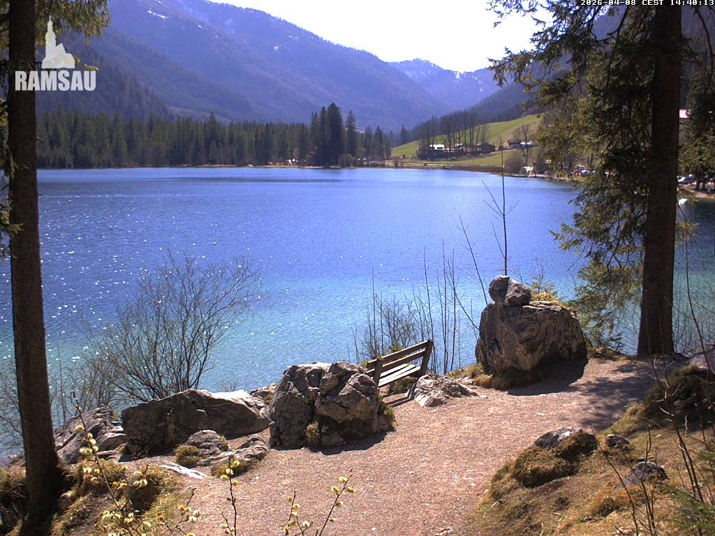 Archiv Foto Webcam Luitpoldweg am Hintersee in Ramsau bei Berchtesgaden