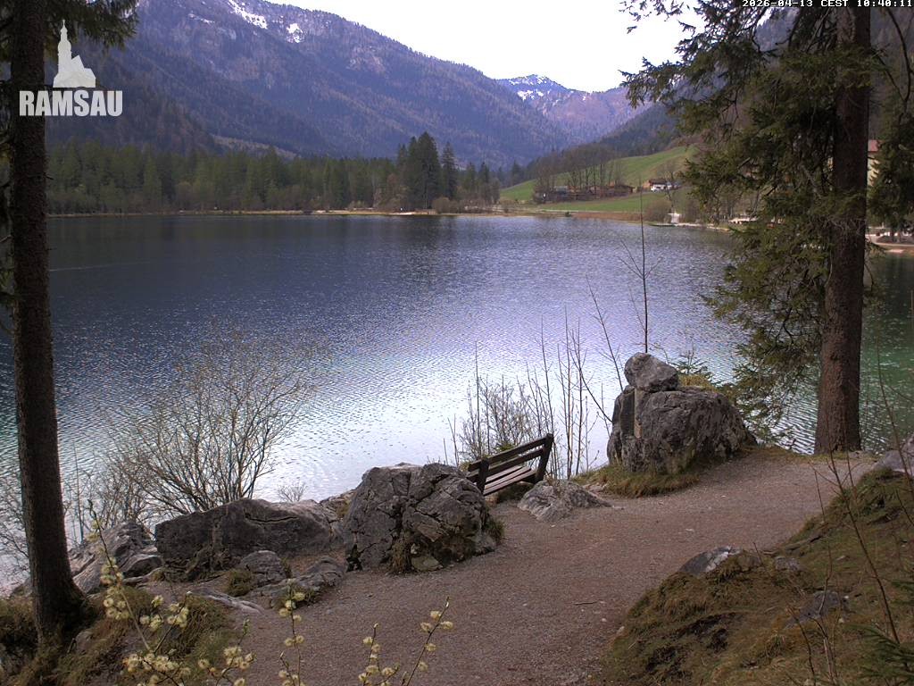 Archiv Foto Webcam Luitpoldweg am Hintersee in Ramsau bei Berchtesgaden