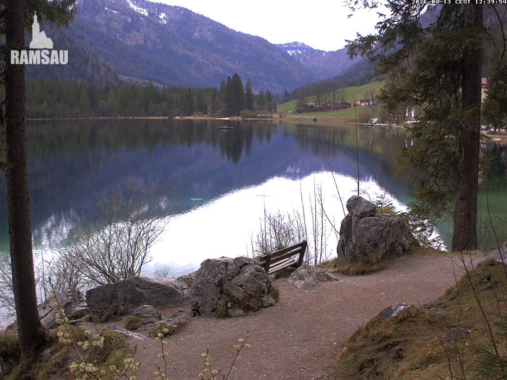 Archiv Foto Webcam Luitpoldweg am Hintersee in Ramsau bei Berchtesgaden