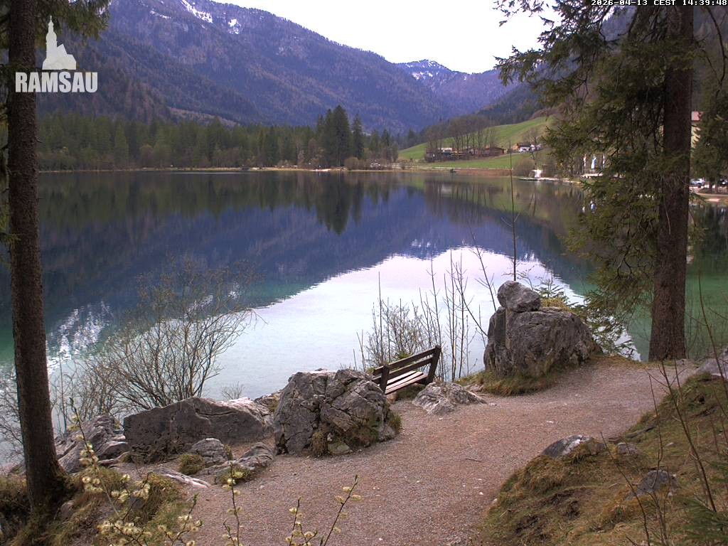 Archiv Foto Webcam Luitpoldweg am Hintersee in Ramsau bei Berchtesgaden
