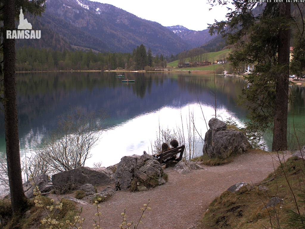 Archiv Foto Webcam Luitpoldweg am Hintersee in Ramsau bei Berchtesgaden