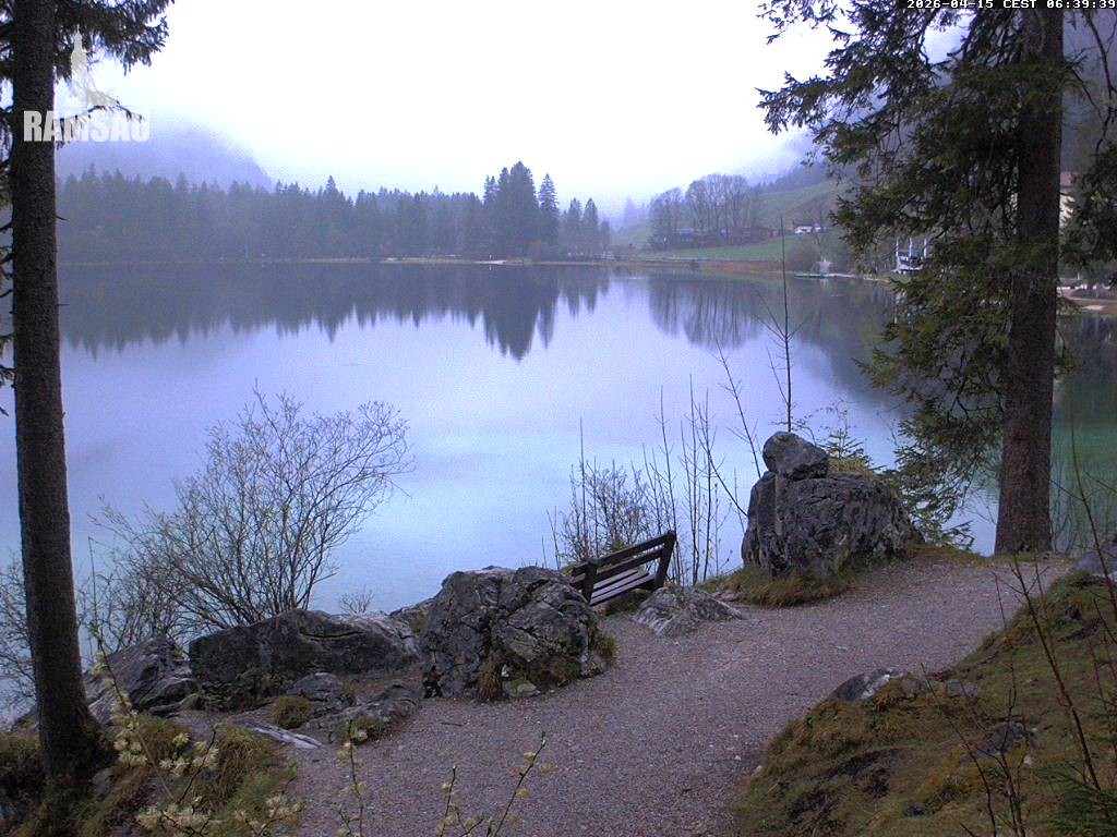 Archiv Foto Webcam Luitpoldweg am Hintersee in Ramsau bei Berchtesgaden