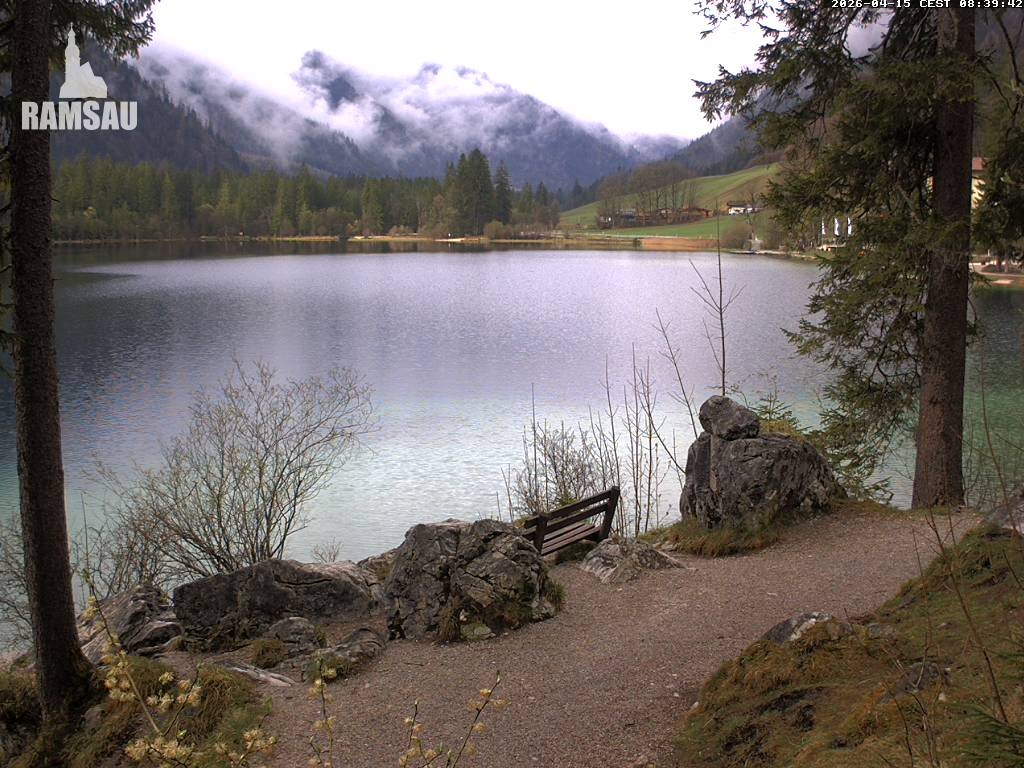 Archiv Foto Webcam Luitpoldweg am Hintersee in Ramsau bei Berchtesgaden