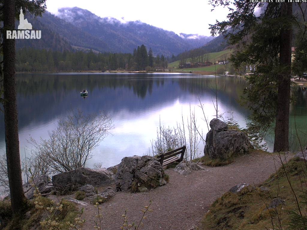 Archiv Foto Webcam Luitpoldweg am Hintersee in Ramsau bei Berchtesgaden