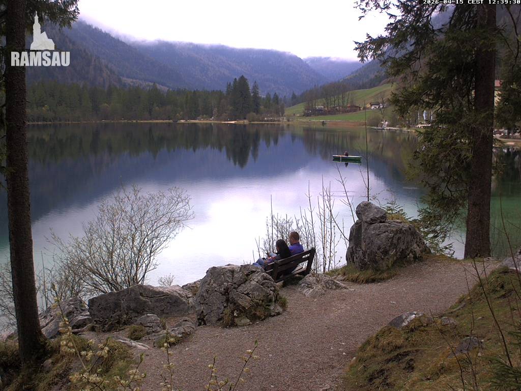 Archiv Foto Webcam Luitpoldweg am Hintersee in Ramsau bei Berchtesgaden
