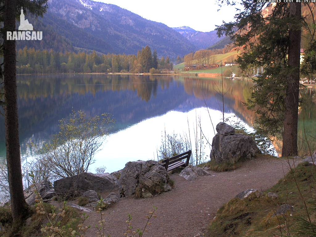 Archiv Foto Webcam Luitpoldweg am Hintersee in Ramsau bei Berchtesgaden