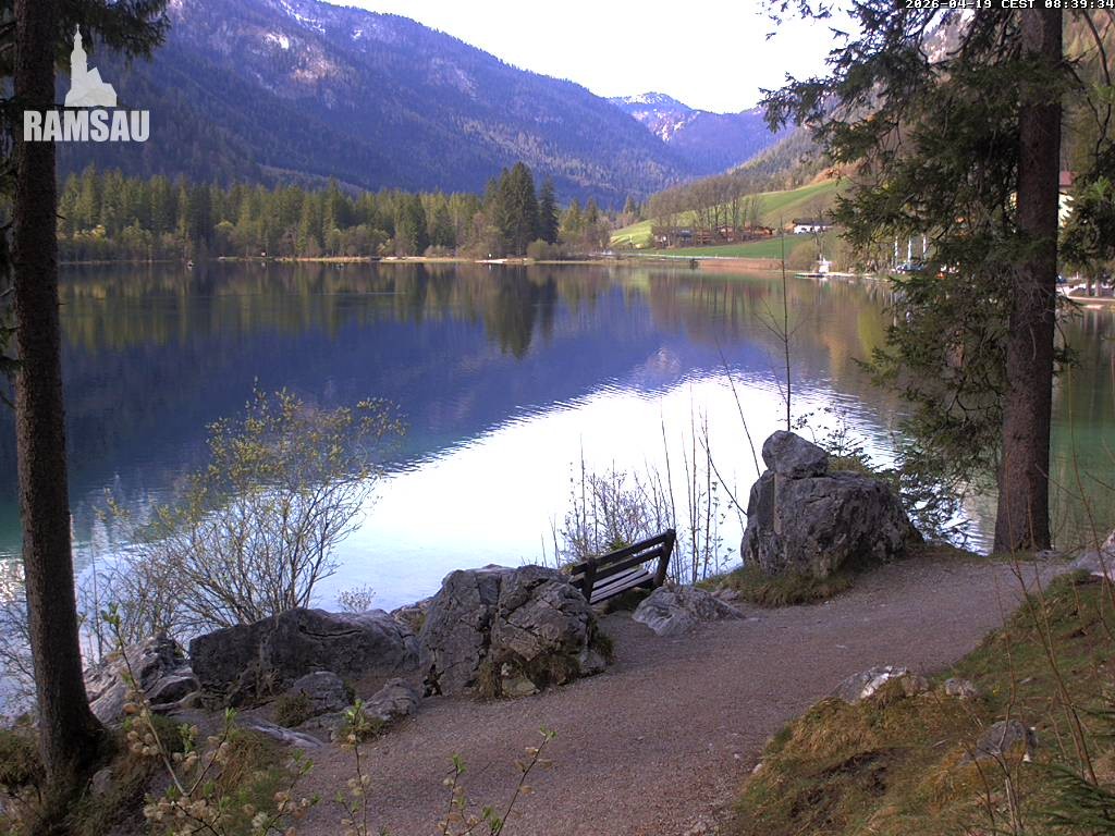 Archiv Foto Webcam Luitpoldweg am Hintersee in Ramsau bei Berchtesgaden