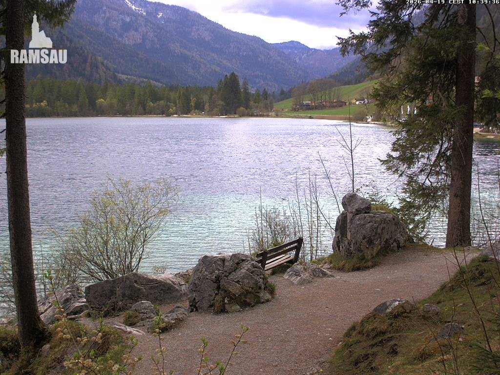 Archiv Foto Webcam Luitpoldweg am Hintersee in Ramsau bei Berchtesgaden