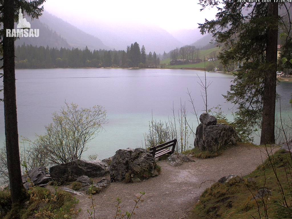 Archiv Foto Webcam Luitpoldweg am Hintersee in Ramsau bei Berchtesgaden