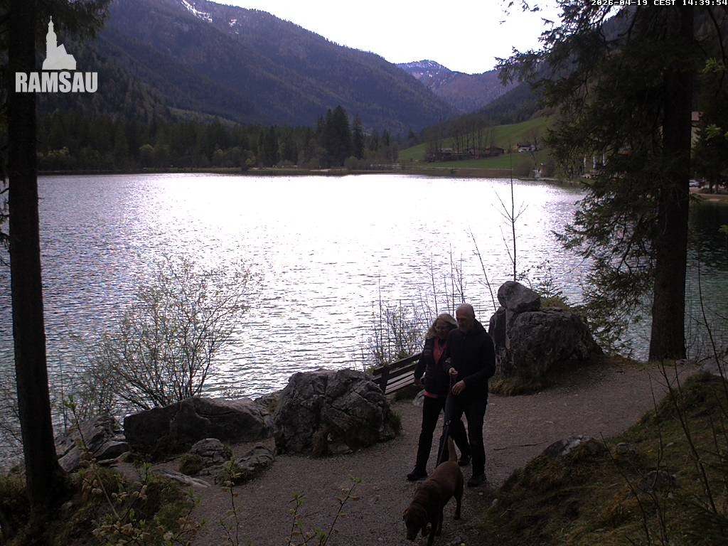 Archiv Foto Webcam Luitpoldweg am Hintersee in Ramsau bei Berchtesgaden