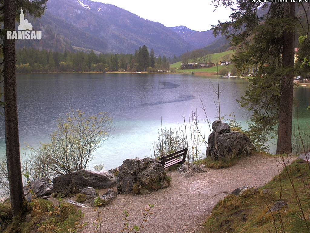 Archiv Foto Webcam Luitpoldweg am Hintersee in Ramsau bei Berchtesgaden