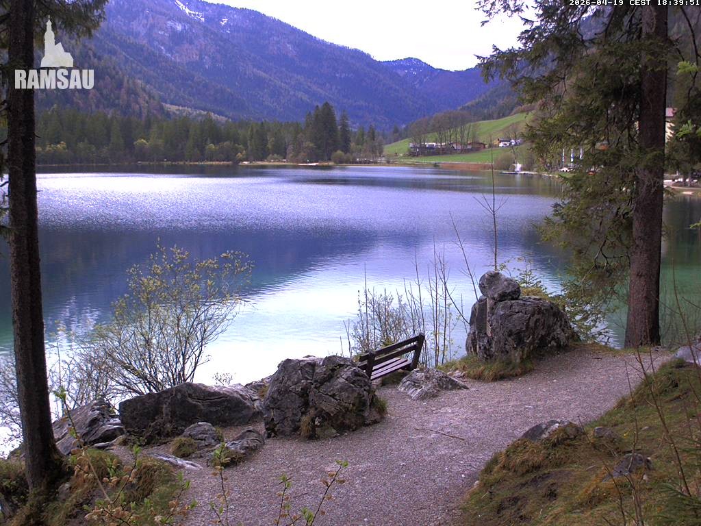 Archiv Foto Webcam Luitpoldweg am Hintersee in Ramsau bei Berchtesgaden
