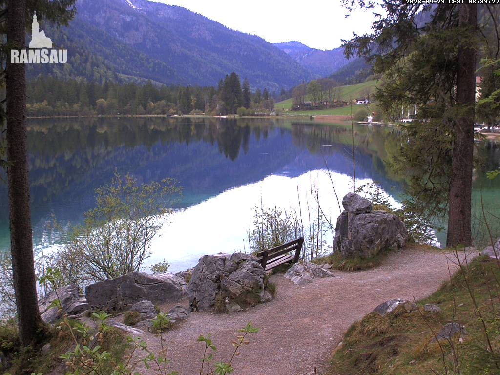 Archiv Foto Webcam Luitpoldweg am Hintersee in Ramsau bei Berchtesgaden