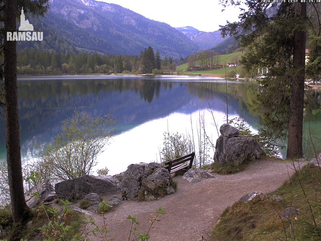 Archiv Foto Webcam Luitpoldweg am Hintersee in Ramsau bei Berchtesgaden