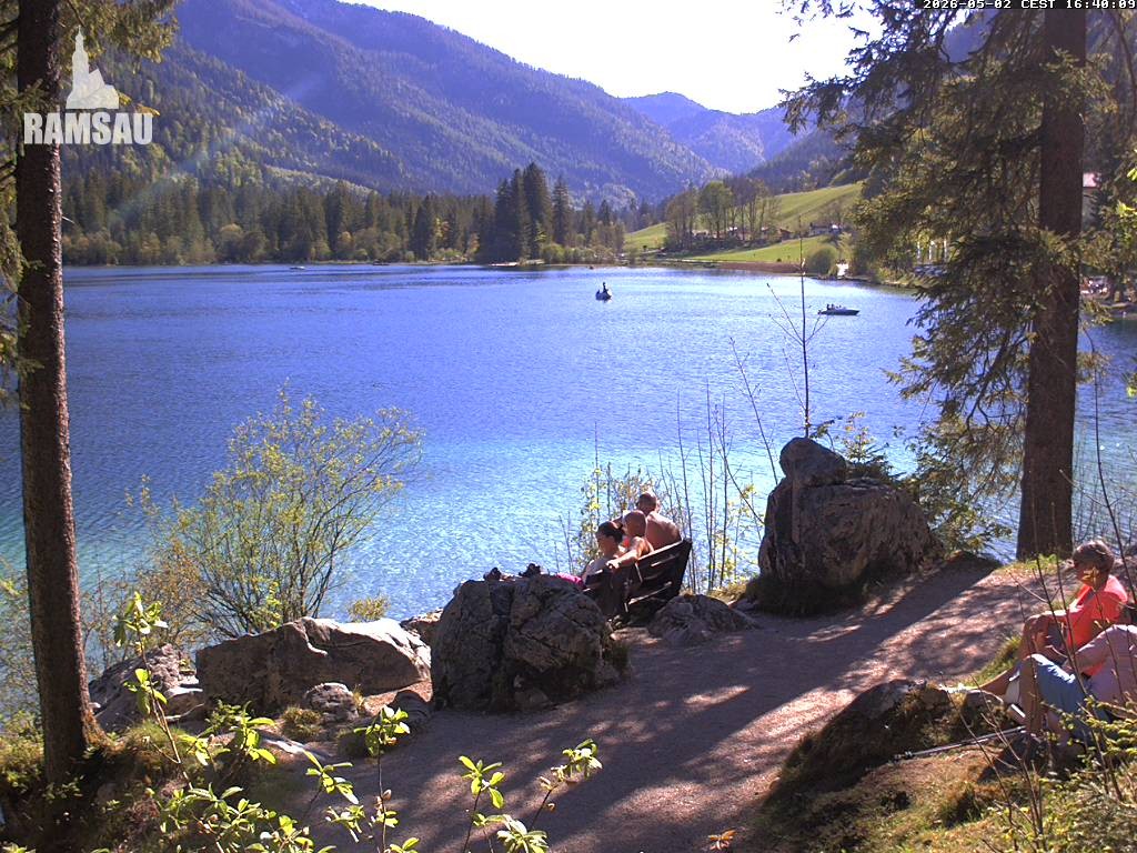 Archiv Foto Webcam Luitpoldweg am Hintersee in Ramsau bei Berchtesgaden