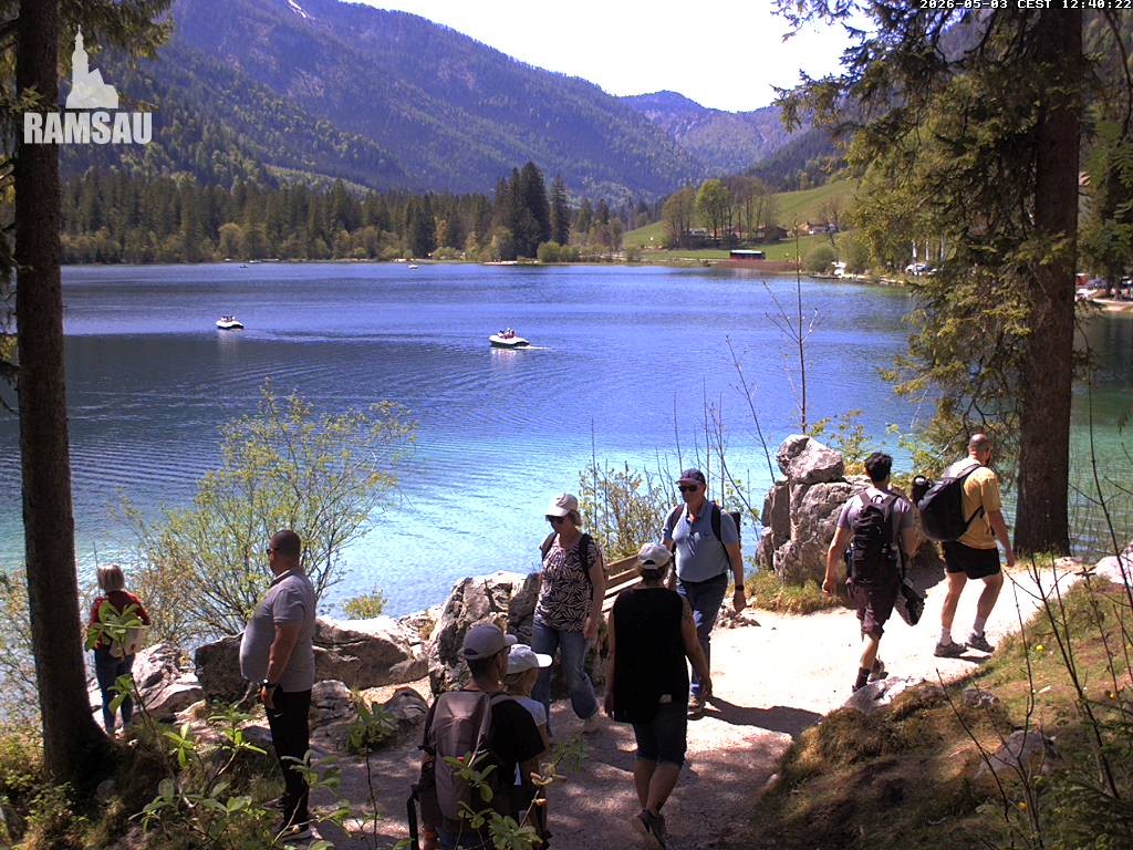 Archiv Foto Webcam Luitpoldweg am Hintersee in Ramsau bei Berchtesgaden