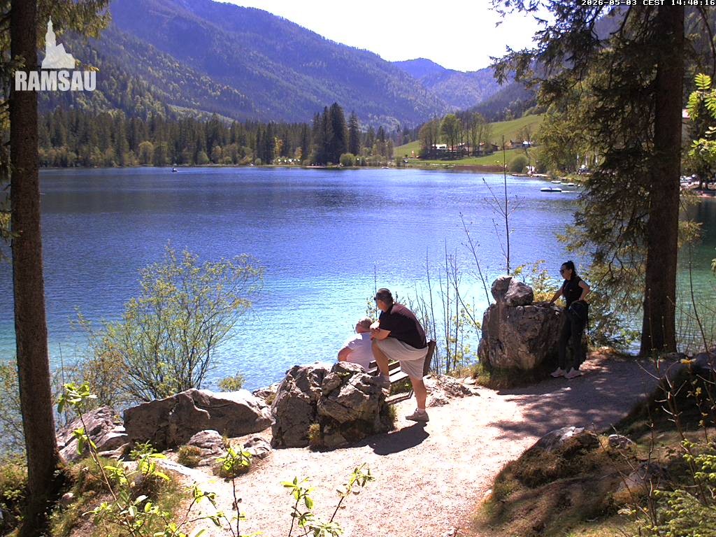 Archiv Foto Webcam Luitpoldweg am Hintersee in Ramsau bei Berchtesgaden