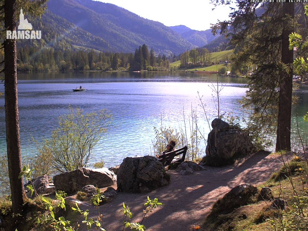 Archiv Foto Webcam Luitpoldweg am Hintersee in Ramsau bei Berchtesgaden