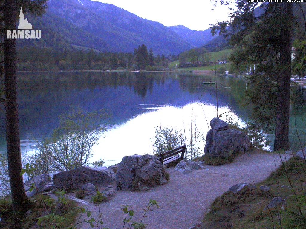 Archiv Foto Webcam Luitpoldweg am Hintersee in Ramsau bei Berchtesgaden