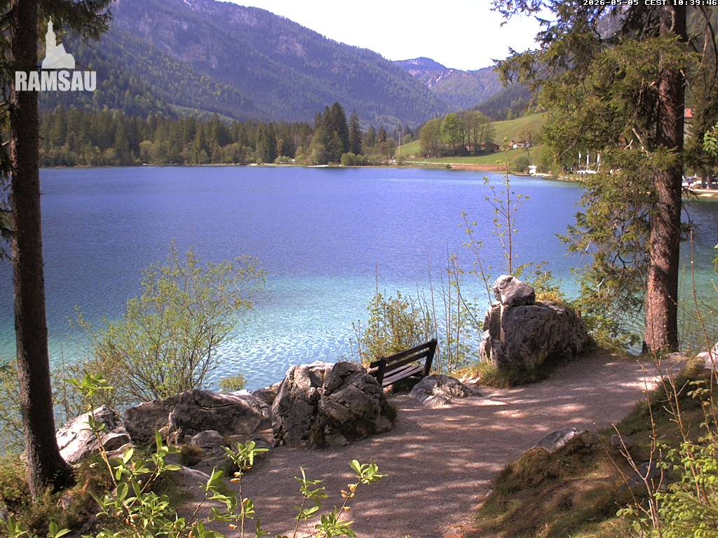 Archiv Foto Webcam Luitpoldweg am Hintersee in Ramsau bei Berchtesgaden