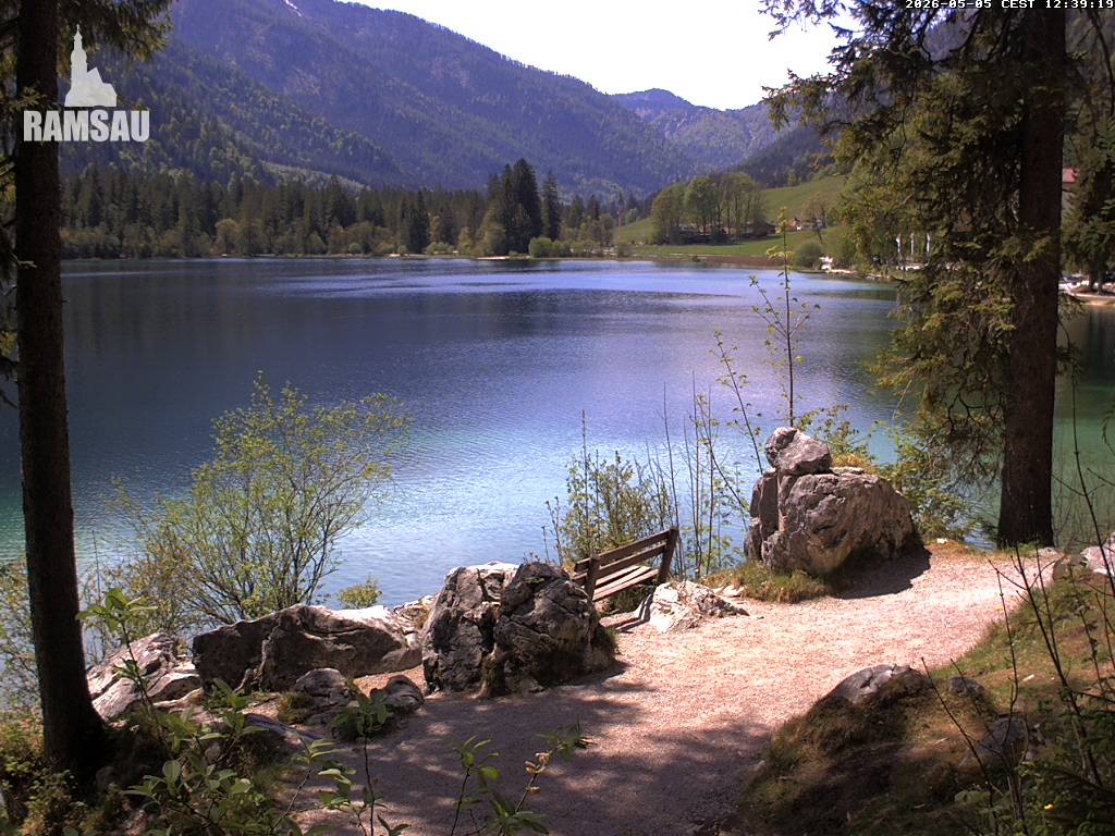 Archiv Foto Webcam Luitpoldweg am Hintersee in Ramsau bei Berchtesgaden