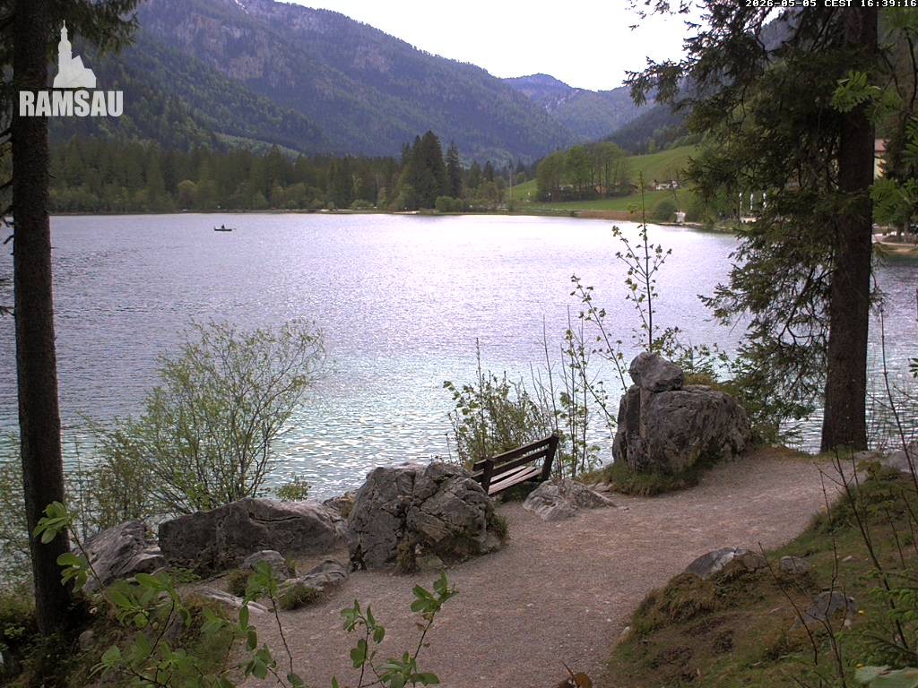Archiv Foto Webcam Luitpoldweg am Hintersee in Ramsau bei Berchtesgaden