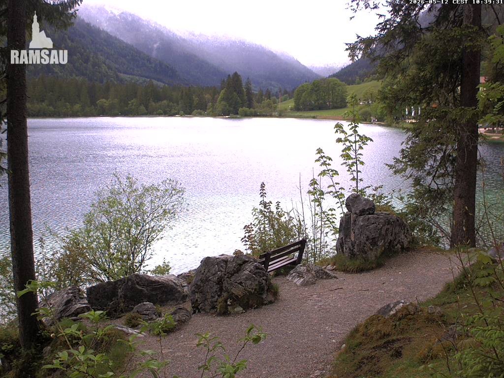 Archiv Foto Webcam Luitpoldweg am Hintersee in Ramsau bei Berchtesgaden