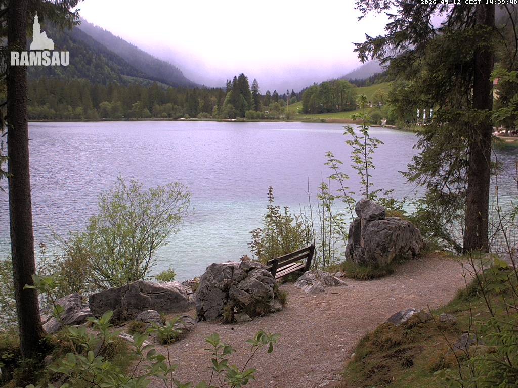 Archiv Foto Webcam Luitpoldweg am Hintersee in Ramsau bei Berchtesgaden