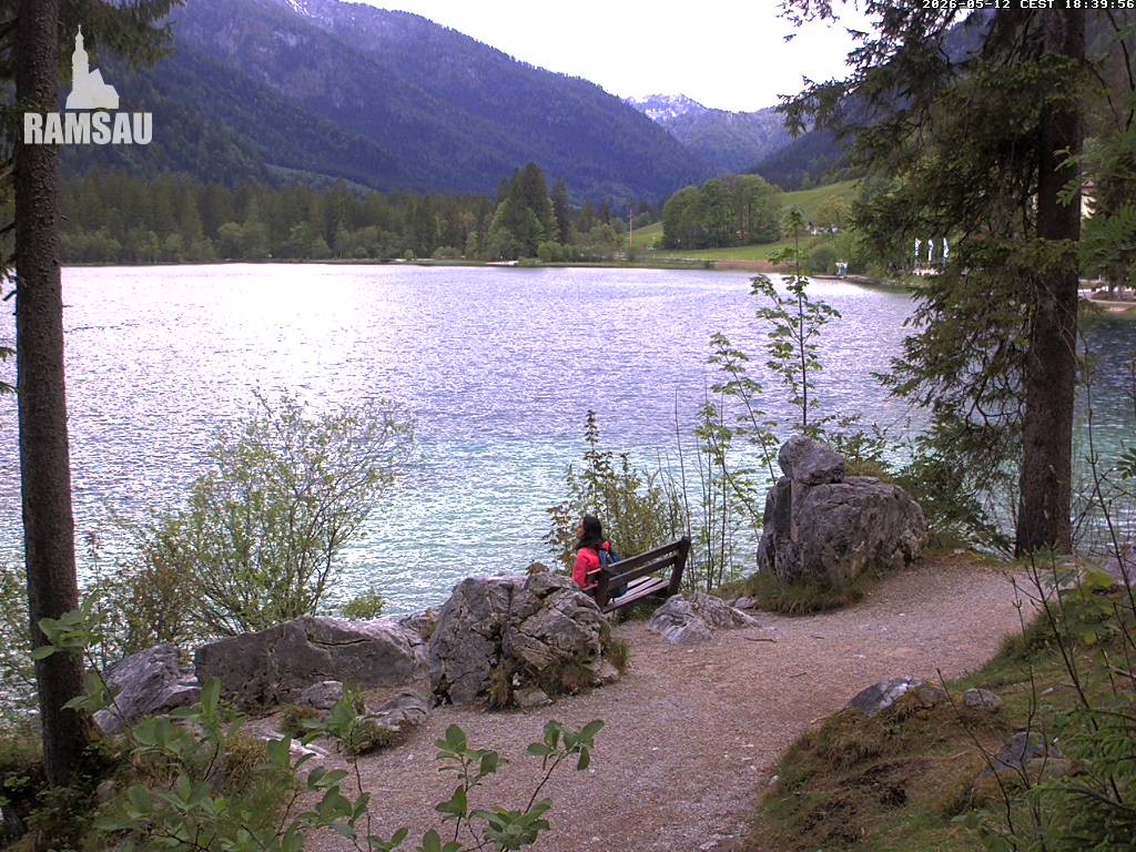 Archiv Foto Webcam Luitpoldweg am Hintersee in Ramsau bei Berchtesgaden