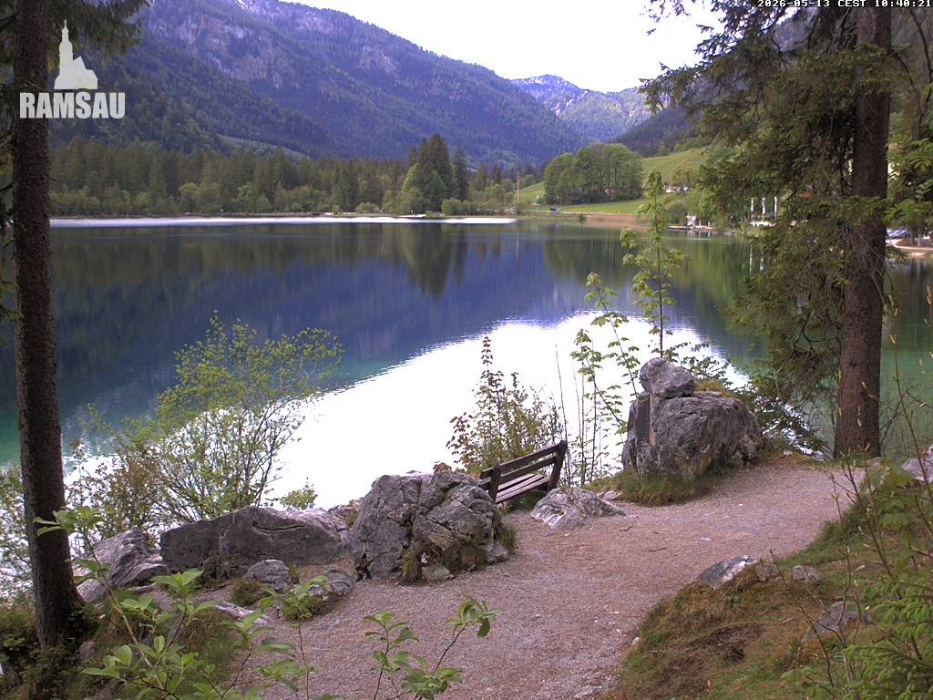 Archiv Foto Webcam Luitpoldweg am Hintersee in Ramsau bei Berchtesgaden