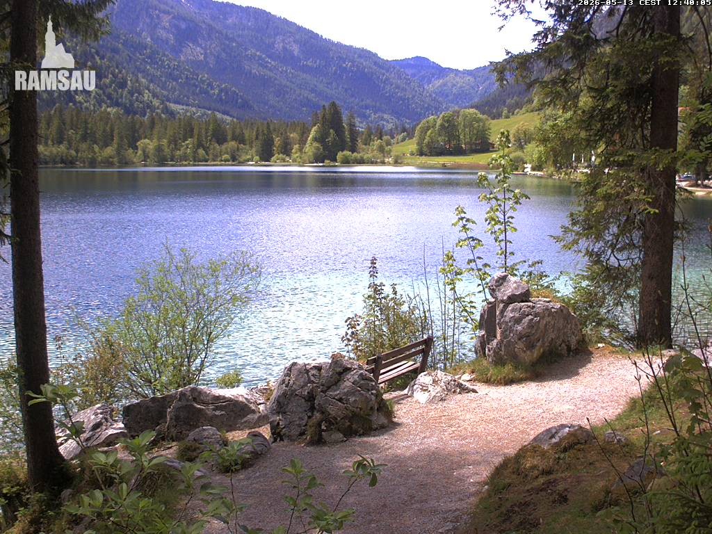 Archiv Foto Webcam Luitpoldweg am Hintersee in Ramsau bei Berchtesgaden