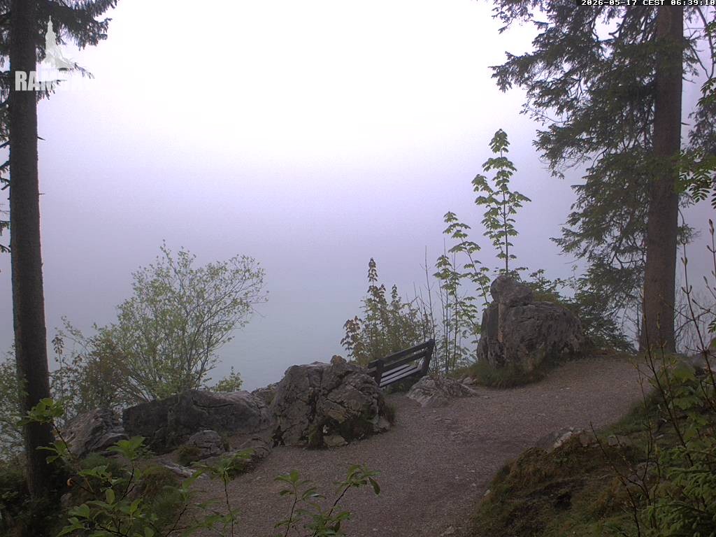 Archiv Foto Webcam Luitpoldweg am Hintersee in Ramsau bei Berchtesgaden