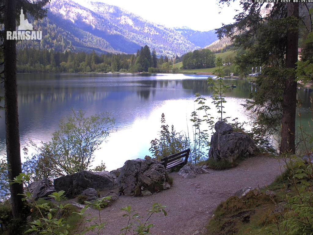Archiv Foto Webcam Luitpoldweg am Hintersee in Ramsau bei Berchtesgaden