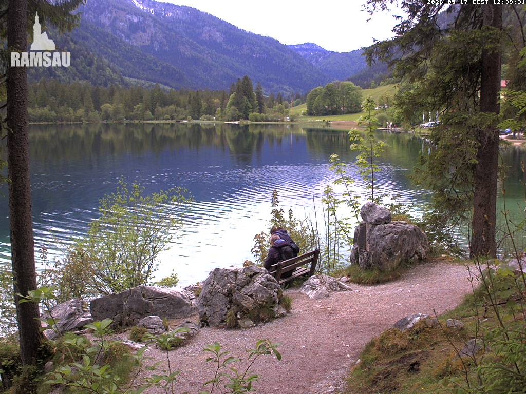Archiv Foto Webcam Luitpoldweg am Hintersee in Ramsau bei Berchtesgaden