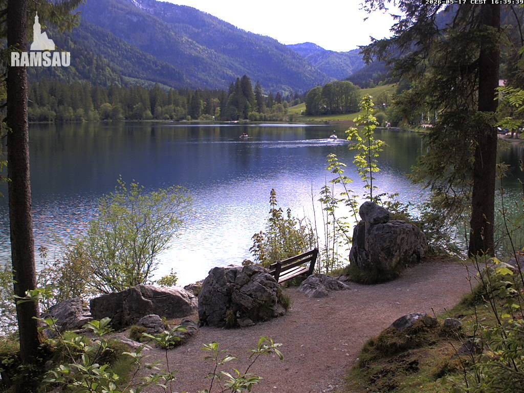 Archiv Foto Webcam Luitpoldweg am Hintersee in Ramsau bei Berchtesgaden