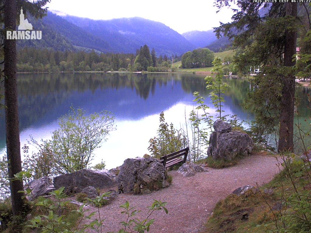 Archiv Foto Webcam Luitpoldweg am Hintersee in Ramsau bei Berchtesgaden