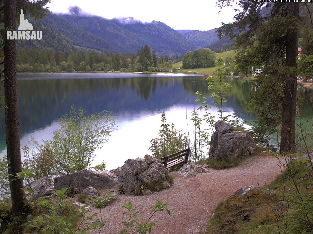 Archiv Foto Webcam Luitpoldweg am Hintersee in Ramsau bei Berchtesgaden