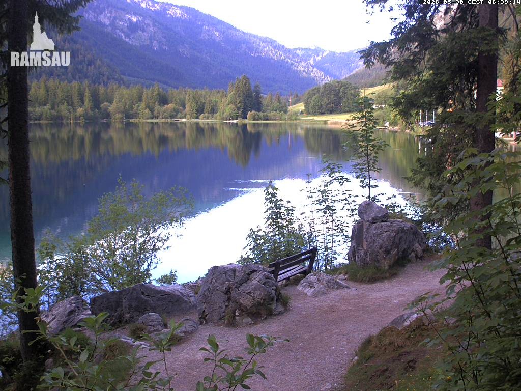 Archiv Foto Webcam Luitpoldweg am Hintersee in Ramsau bei Berchtesgaden