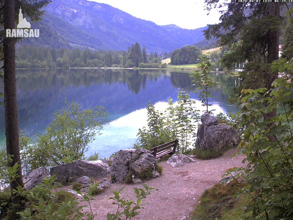 Archiv Foto Webcam Luitpoldweg am Hintersee in Ramsau bei Berchtesgaden