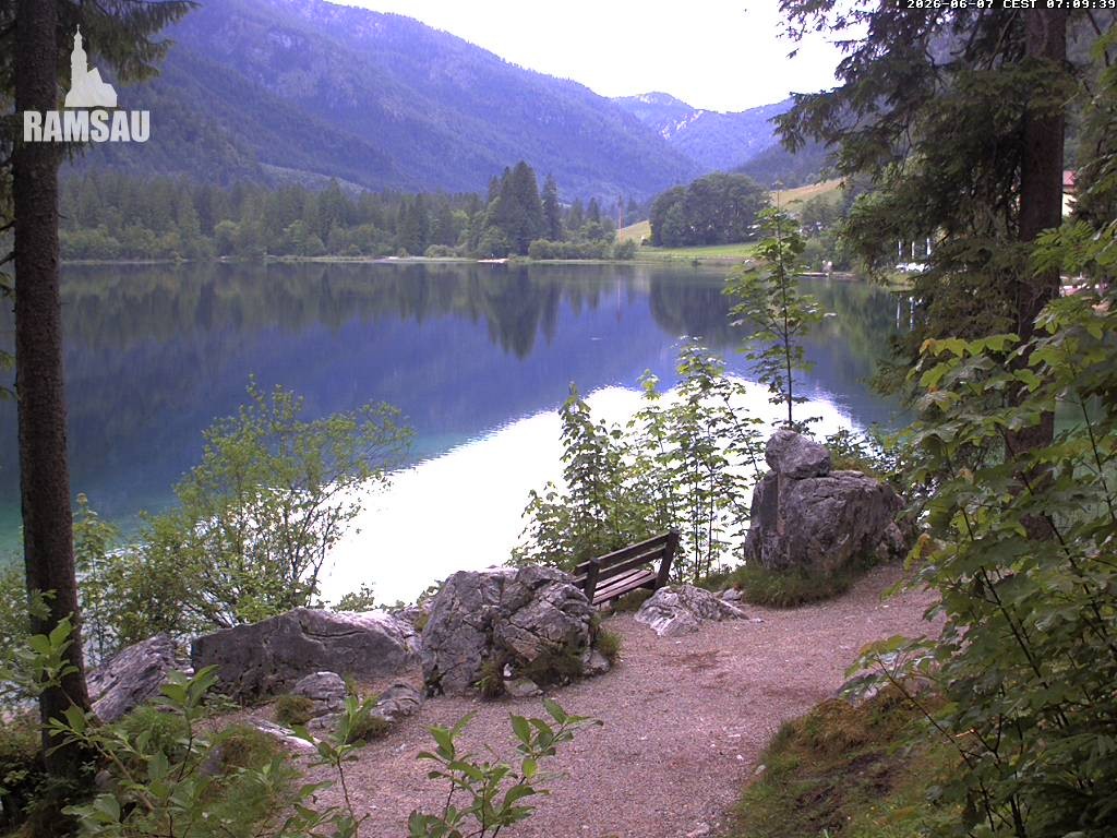 Archiv Foto Webcam Luitpoldweg am Hintersee in Ramsau bei Berchtesgaden