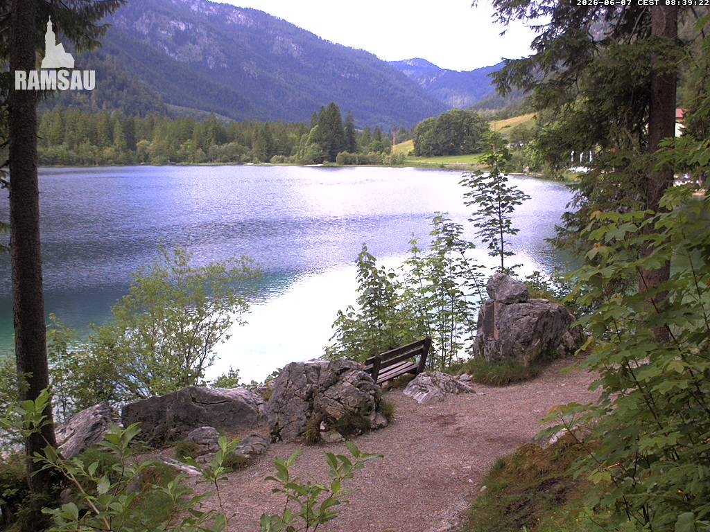 Archiv Foto Webcam Luitpoldweg am Hintersee in Ramsau bei Berchtesgaden