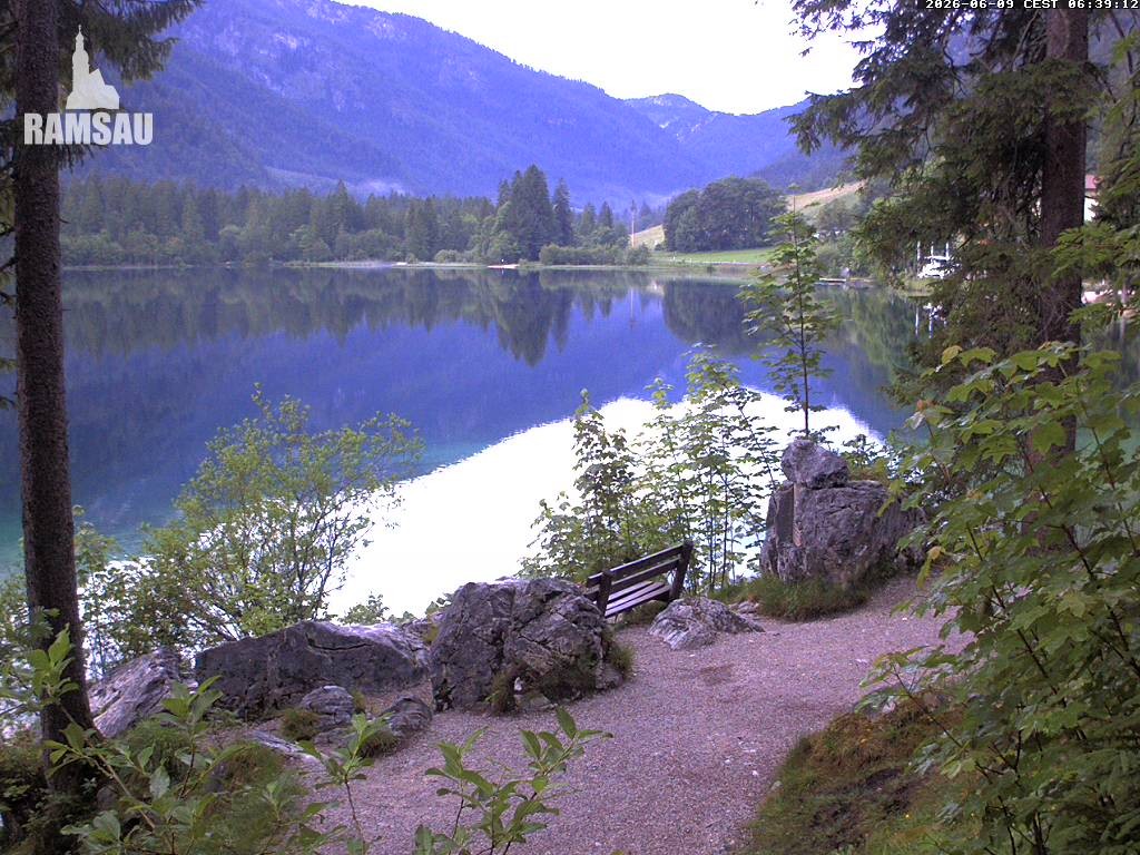Archiv Foto Webcam Luitpoldweg am Hintersee in Ramsau bei Berchtesgaden
