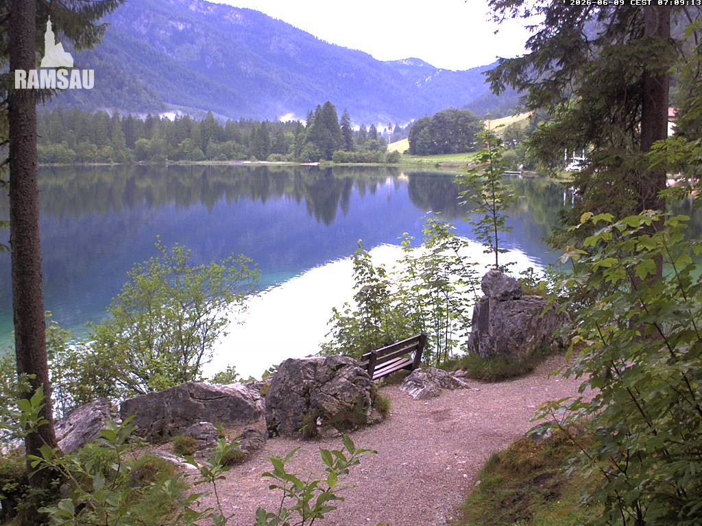 Archiv Foto Webcam Luitpoldweg am Hintersee in Ramsau bei Berchtesgaden