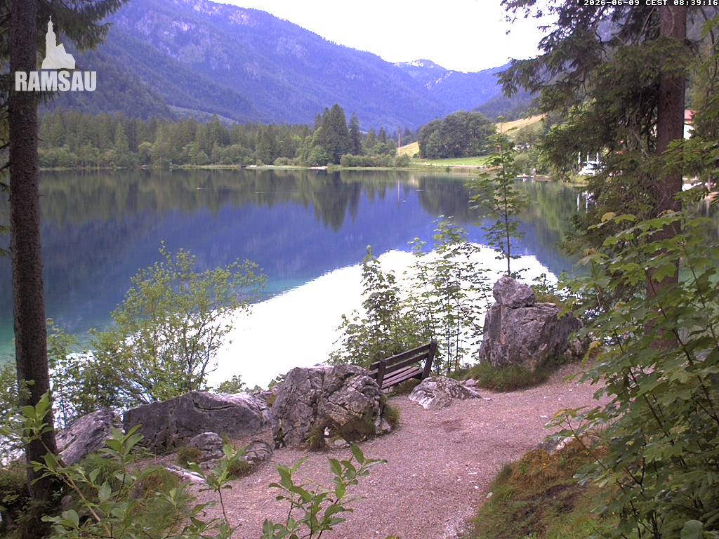 Archiv Foto Webcam Luitpoldweg am Hintersee in Ramsau bei Berchtesgaden