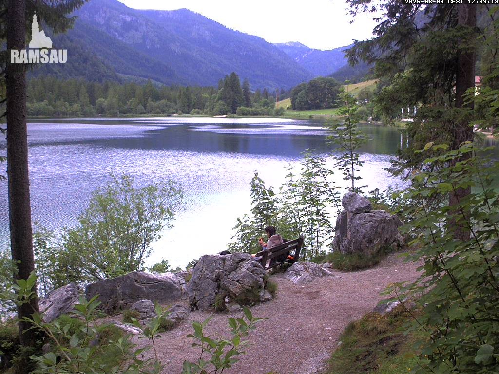 Archiv Foto Webcam Luitpoldweg am Hintersee in Ramsau bei Berchtesgaden