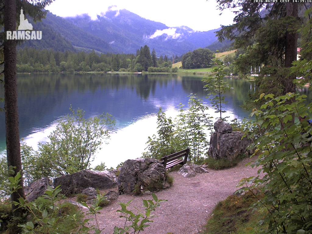 Archiv Foto Webcam Luitpoldweg am Hintersee in Ramsau bei Berchtesgaden