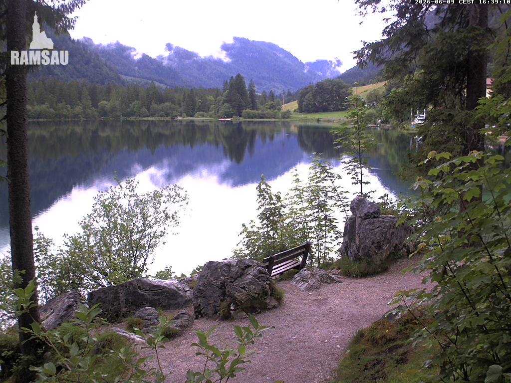 Archiv Foto Webcam Luitpoldweg am Hintersee in Ramsau bei Berchtesgaden